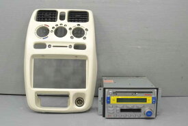 ワゴンR ミキハウス 後期(MC22S MC21S) 純正 2DIN ナビ オーディオパネル CD/MD オーディオデッキ セット 39101-78H30-KC3 / 39101-78H30-KC3 k085774 中古20240903