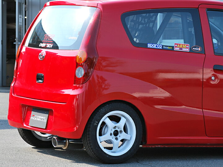 楽天市場】ロッソモデロ GT-Xマフラー ダイハツ ミラバン L275V Mira 