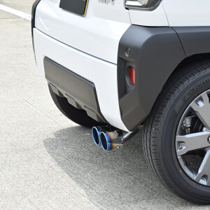 【MARVELOUS T2】ダイハツ タフト 2WD 4WD ターボ マフラーカッターW出しデザイン TAFT DAIHATSU LA900S