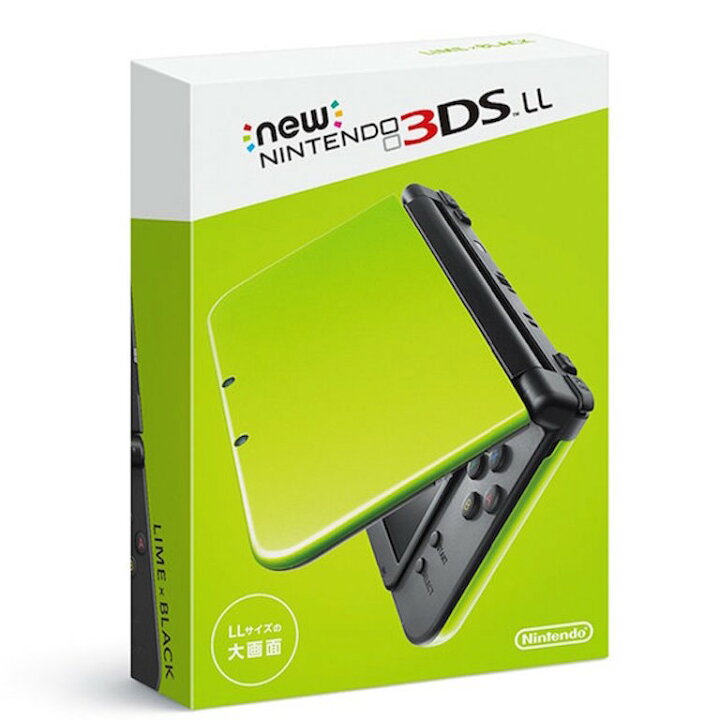 楽天市場】new ニンテンドー3DS LL本体 ライム × ブラック  