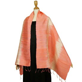 タイシルク 絣織りショール 手織り タペストリー ストール 絹織物 絹100% 母の日 敬老の日ギフト 誕生日プレゼント
