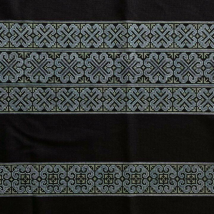 楽天市場】手刺繍布 モン族 少数民族 ハンドメイド 連続模様 細長い布 
