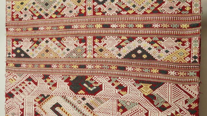 楽天市場】ラオス 浮き織 縫取織 手織り 草木染め シルク 肩掛け  