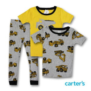 carter's �j�̎q �q���� 3�_�Z�b�g �p�W���} ������ 7T-2T�T�C�Y ��100% �a���� �v���[���g �M�t�g ���蕨