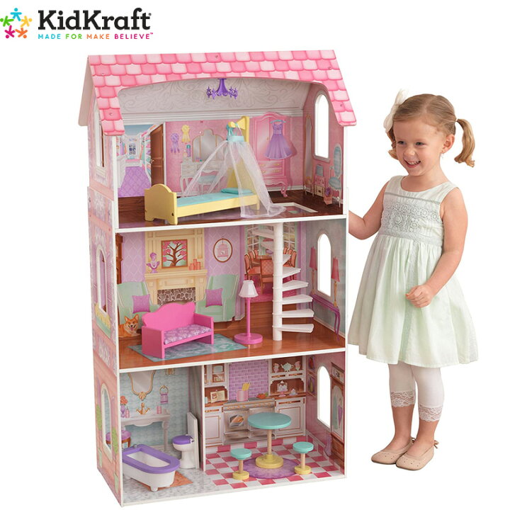 楽天市場】即納 【 KidKraft キッドクラフト 】 ペネロペ ドールハウス 