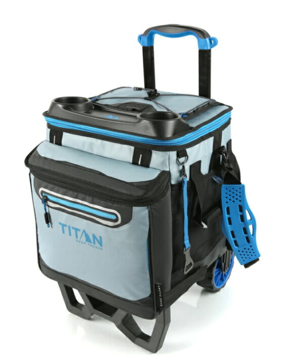 楽天市場 あす楽 送料無料 Titan タイタン 22ver キャリー付き クーラーバッグ 60缶収納 最大 3日間 保冷 クーラーボックス 保冷バッグ Costco コストコ キャラメルカフェ