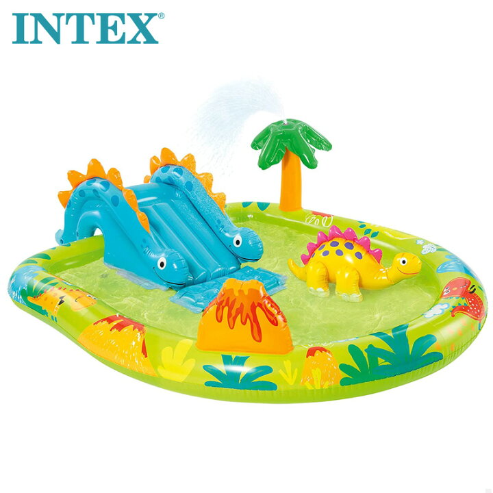 楽天市場】【 INTEX インテックス 】 リトルディノ プレイセンター 