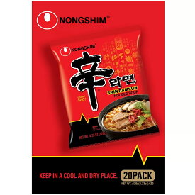 【 農心 NONGSHIM 】 辛ラーメン 袋麺 20袋入 120g × 20袋韓国 Korea 韓国ラーメン 韓国食品 食品 備蓄 おいしい 辛い インスタント インスタント食品 箱買い 箱入り 大人買い パントリー 鍋 鍋パ 直送