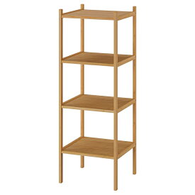 SALE【 IKEA イケア 】 RAGRUND ローグルンド 4段 シェルフユニット 竹 37x37x104cm竹製 棚 シェルフ バスルーム キッチン 洗面所 小物収納 ラック 化粧品収納 コスメ収納 食品ラック 整理整頓 北欧 おしゃれ バンブー バスルームラック 605.494.21 60549421 直送