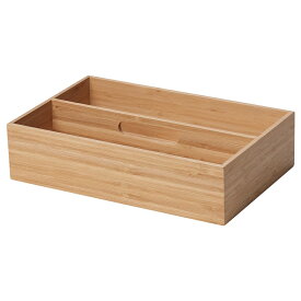 【 IKEA イケア 】 GETEBOL ゲッテボール カトラリートレイ 竹 18×28cm 304.956.60 30495660 持ち運び 取っ手付き キッチン キッチン収納 収納 引き出し収納 メイク収納 バスルーム 竹製 ナチュラル インテリア 北欧 DRAGAN ドラガン RASKOG ロースコグ 直送