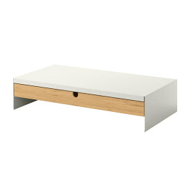 【 IKEA イケア 】 ELLOVEN エロヴェン 引き出し付き モニタースタンド 47×26×10cm 耐荷重20kg スチール 竹 竹製 キーボード収納 パソコン台 パソコンモニター台 パソコン収納 プリンター台 印刷機台 収納 整理整頓 北欧 おしゃれ バンブー 直送