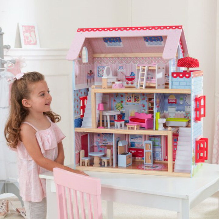 楽天市場】【 KidKraft 】 キッドクラフト チェルシー ドール コテージ 