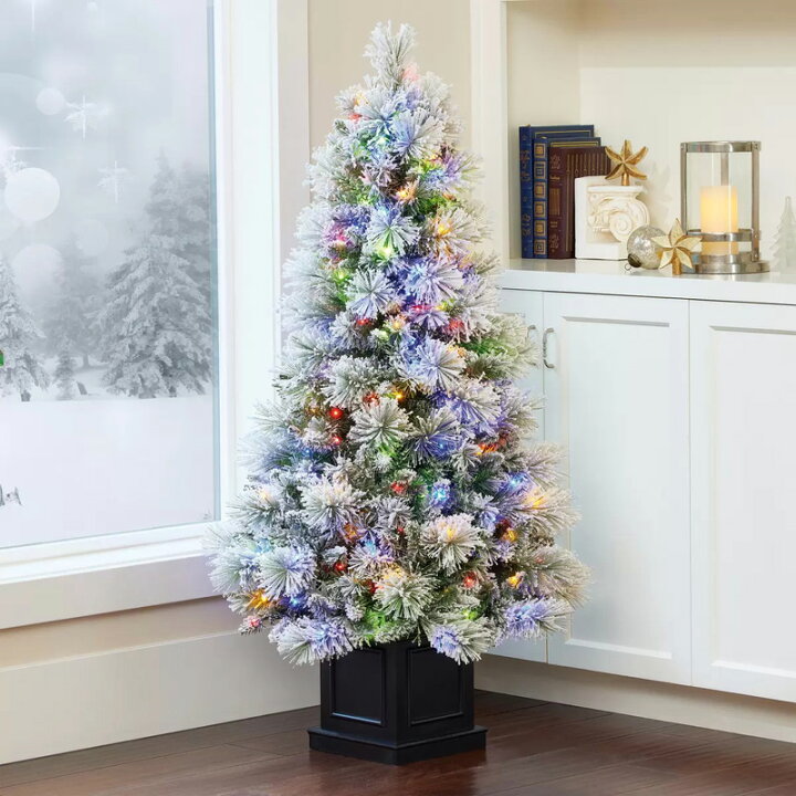 楽天市場】【COSTCO】クリスマスツリー 電飾付き 約137cm LED ライト 