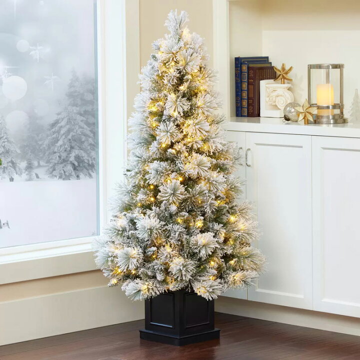 楽天市場】【COSTCO】クリスマスツリー 電飾付き 約137cm LED ライト 