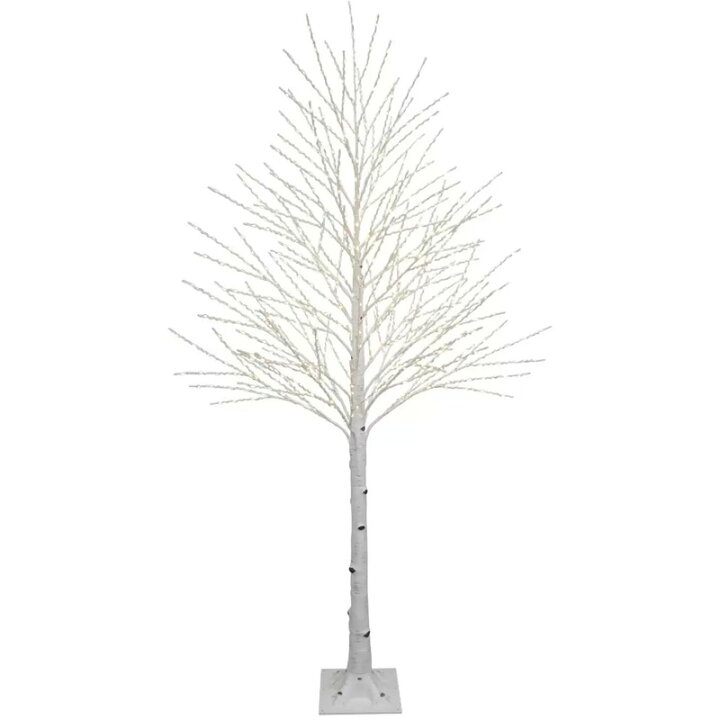 楽天市場】2024最新☆クリスマスツリー シラカバの木 228cm 光る LED 