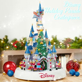 【 Disney 】クリスマス ディズニーマジックキングダム センターピース パレードシーン オーナメントお城 ツリー プレゼント おもちゃ ミッキーマウス ミニー くまのプーさん ダンボ Disney Holiday オルゴール あす楽