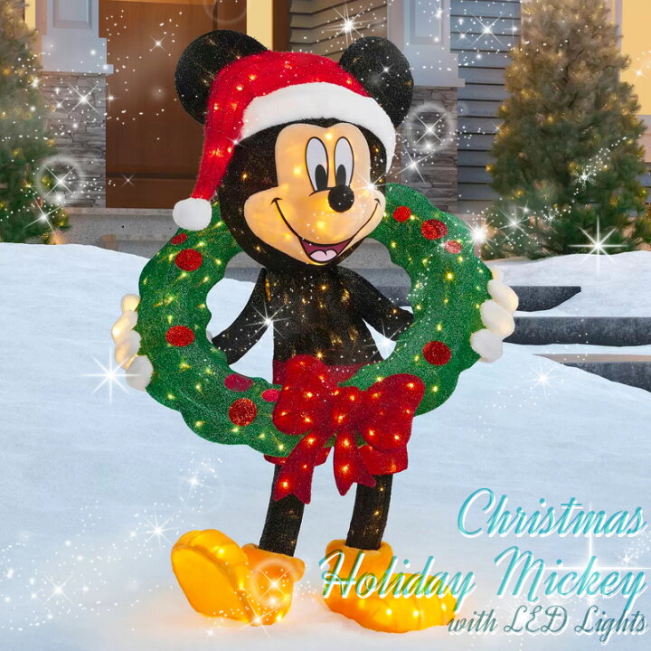 楽天市場】即納 【Disney】クリスマス ホリデーミッキーマウス LED 