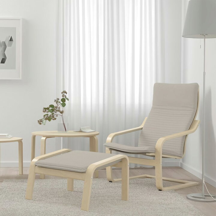 楽天市場】【 IKEA イケア 】 POANG ポエング オットマン フット 