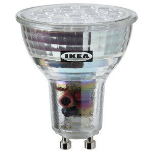 LED�d�� GU10 �����\ �E�H�[���z���C�g ���R�����F �ȃG�l ������ �C���e���A�Ɩ� �����p IKEA �C�P�A SOLHETTA 605.484.12