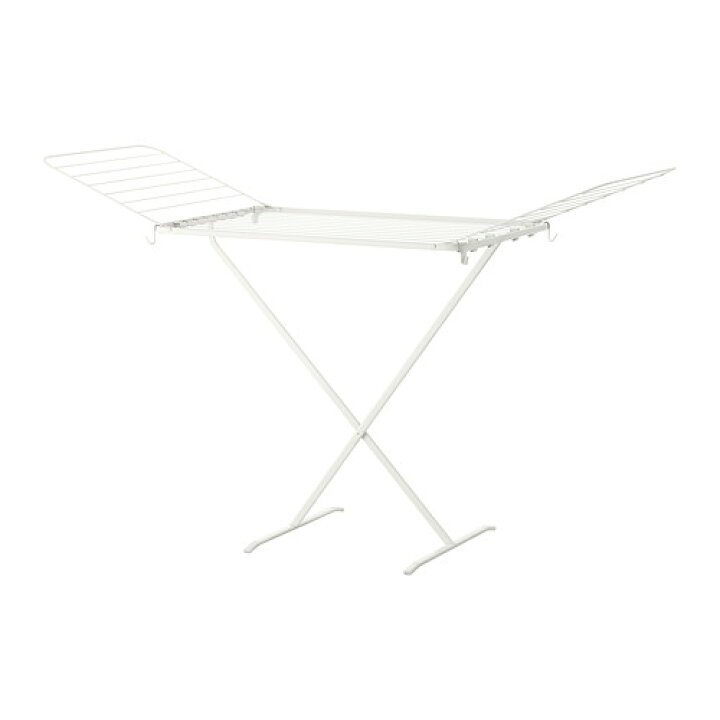 楽天市場 送料無料 Ikeaイケア Mulig 物干しラック 室内 屋外用 ホワイト キャラメルカフェ