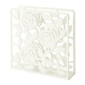 【 IKEA イケア 】 LIKSIDIGナプキンホルダー 花 ホワイト ギフト