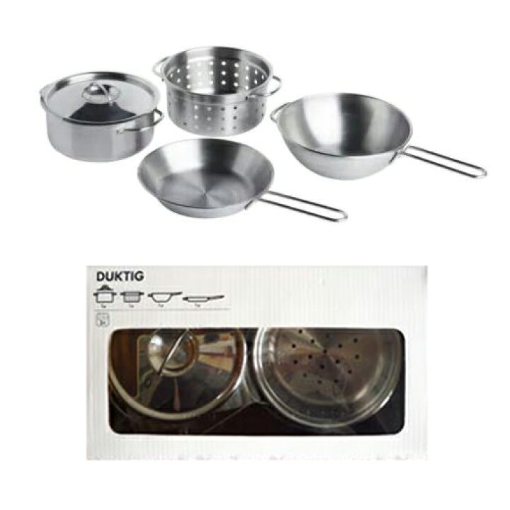 楽天市場】【IKEAイケア】DUKTIG・お鍋 調理器具4点セット本格 