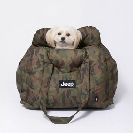 【 Jeep (R) 】 ジープ 3WAY ドライブ ペットキャリー ベッド 52321カー用品 ペット用品 ドライブ シート 小型犬 犬用 防汚 車用 カーシート 飛び出し防止 リード 犬 猫 簡単設置 キャリーバッグ ソフト ケージ あす楽 父の日