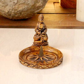 仏陀 ブッダ お香たて 三角お香専用 バリ島の仏像