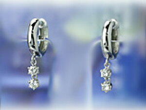 K18zCgS[h܂ꎮ_Ct[vsAX(12mm@2Ah6{܁@_C40.2ctUP)(18 18k WG)(111219*2)