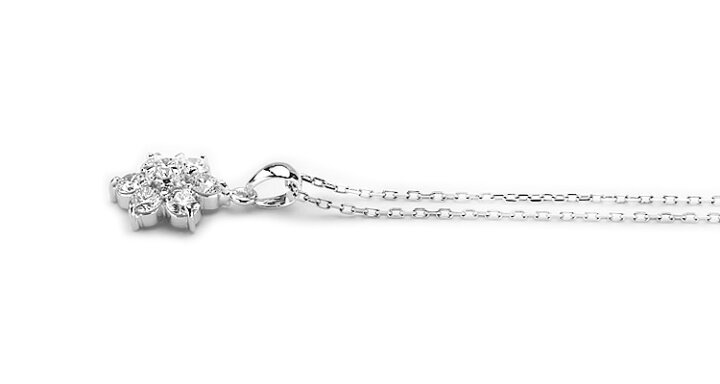 楽天市場】プラチナダイヤモンドペンダントトップFlower(ダイヤ0.5ct 