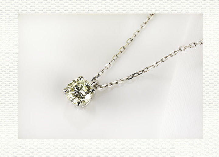 楽天市場】0.349ct Mカラー VS1 Goodプラチナダイヤモンドネックレス  