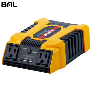 Co[^[12v 100v dc12vԐp 勴Y BAL J[`[W[ `g d ACRZg USB|[gt 300W DCEACCo[^[ ióF300WyBAL-2804z