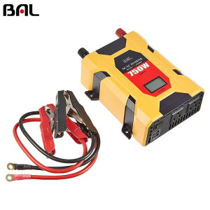 Co[^[12v 100v dc12vԐp 勴Y BAL J[`[W[ `g d ACRZg USB|[gt 750W DCEACCo[^[ ióF750WyBAL-2805z