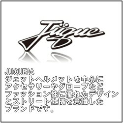 ジュクー・ジェットヘルメット・チェッカーMサイズ・ブラック地/GOLD