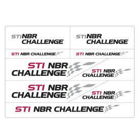 STI NBR CHALLENGE 転写 ステッカー シール 車 スマホ STSG14100210 メール便(ネコポス)送料無料