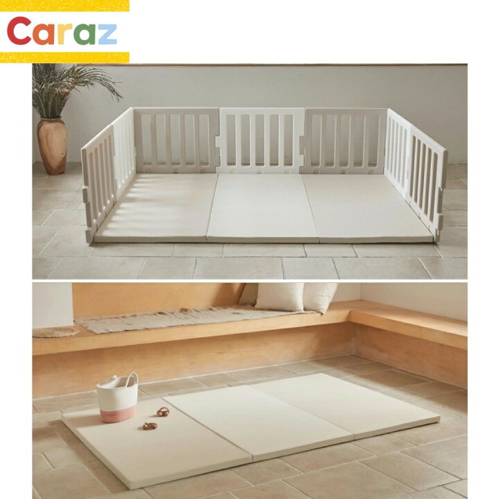 楽天市場】P10倍☆Caraz ベビーサークル 扉付き パネル10枚 ドア付 