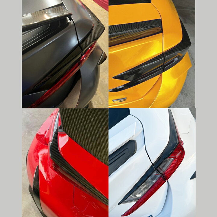 楽天市場】ドライカーボン テールランプパネル レクサス RC RCF クリア  