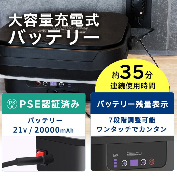 楽天市場】ASTA 高圧洗浄機 コードレス 充電式 洗車 PSE認証済み 13L 