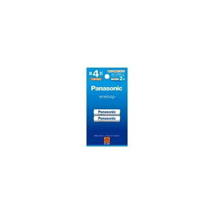 Panasonic �G�l���[�v�[�d���d�r�P4�` 2�{ BK-4MCD/2H