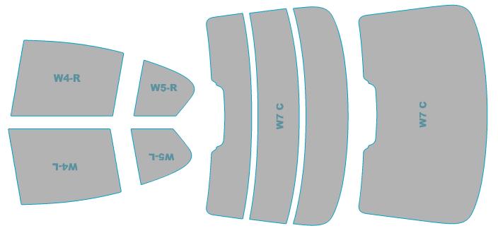 送料無料 カーフィルム カット済み シルフィード 断熱スモーク BMW 5シリーズ Sedan 【G30型(JA20P)】 年式 H29.2-R2.8 車検対応 業務用 スモークフィルム ウインドウ フィルム カーフィルム