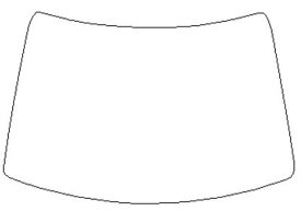 シトロエン 適合 DS3　カブリオレ　A5C5F02　H25．7～ シルフィード FGR-500 フロントガラスフィルム カーフィルム カット済み