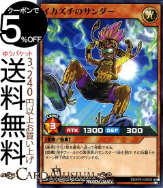 遊戯王ラッシュデュエルカード イカズチのサンダー ノーマル 超速のラッシュロード!! RDKP Yugioh! Rassyudelyu 遊戯王 ラッシュデュエル カード 効果モンスター 光属性 雷族 ノーマル