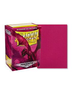 �h���S���V�[���h �}�b�g �X�^���_�[�h�T�C�Y �}�W�F���^ 100������ �J�[�h �X���[�u Dragon Shield Matte Sleeves Standard Size Magenta