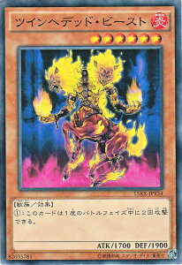 遊戯王カード ツインヘデッド・ビースト 決闘者の栄光 記憶の断片 side 闇遊戯 15AX YuGiOh! | 遊戯王 カード ツインヘデッド ビースト 炎属性 獣族