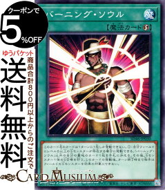 遊戯王カード バーニング・ソウル(ノーマル) 王者の鼓動（SD46） | 速攻魔法 ノーマル