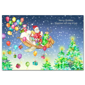えかき雲屋・クリスマスポストカード「メリークリスマス」