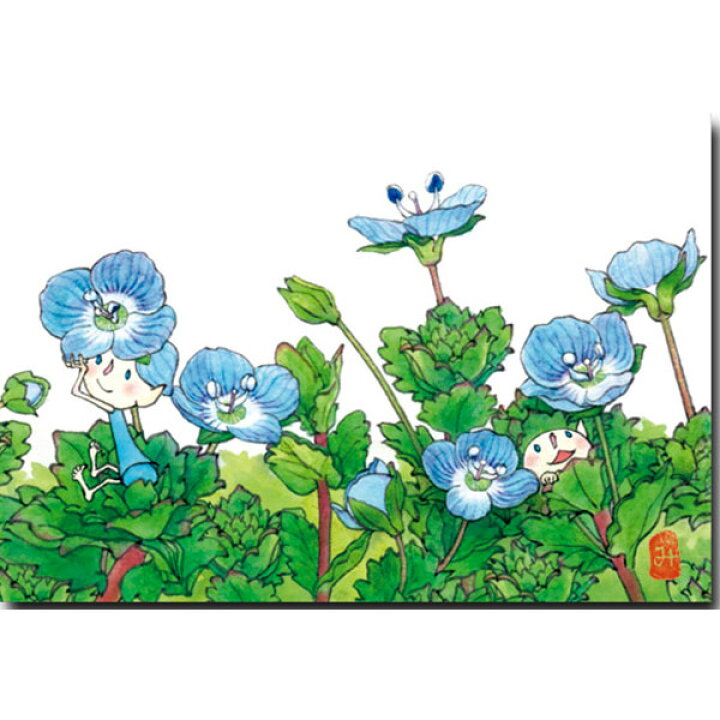 超熱 和風ポストカード 菜の花と柴犬 犬の絵葉書 和道楽 Shipsctc Org