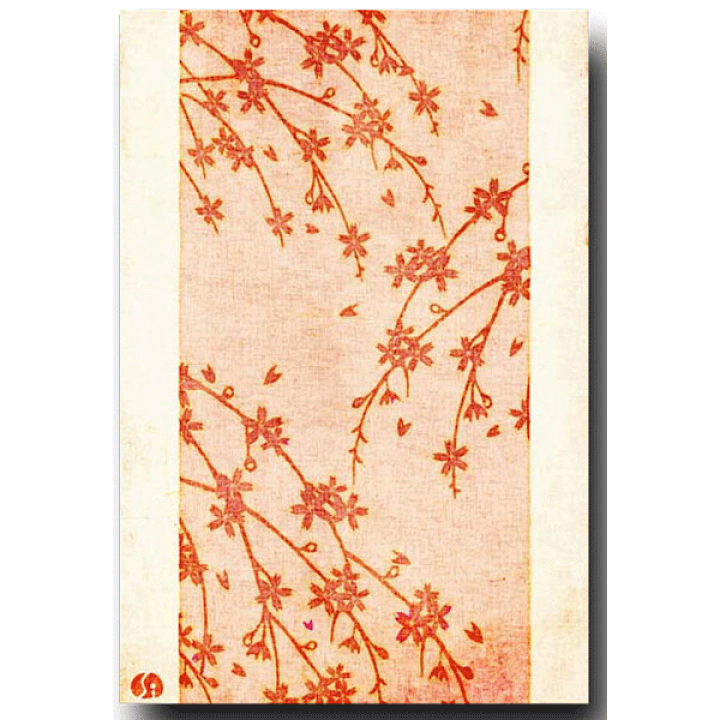 楽天市場 和風イラストポストカード しだれ桜 春の絵葉書 和道楽 ポストカードと和雑貨の和道楽