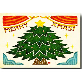 楽天市場 ポストカード クリスマス 和道楽の通販
