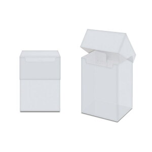 Ultra Pro (�E���g���v��) �\���b�h�J���[ �f�b�L�{�b�N�X �N���A #81454 / Solid Color Deck Box - Clear